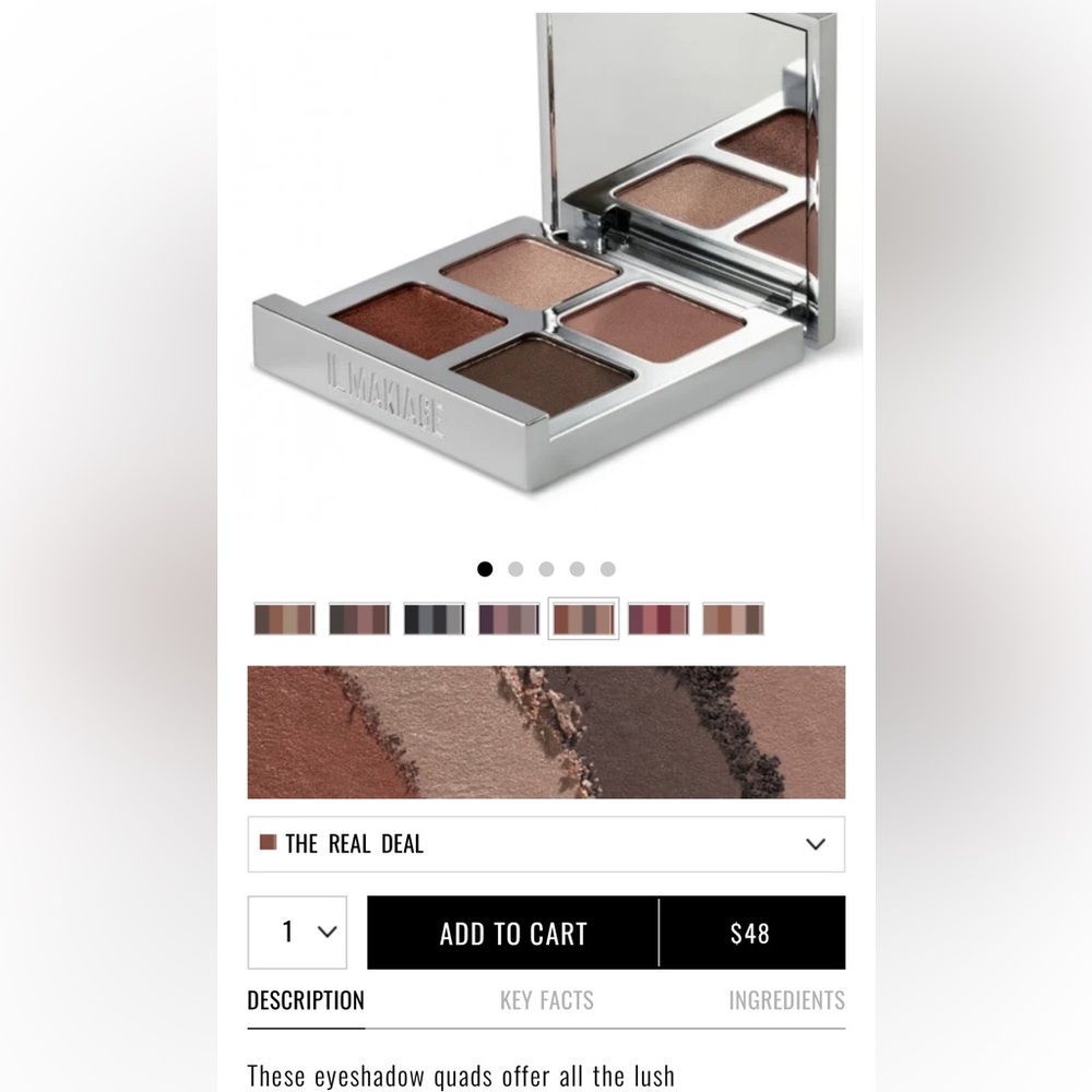 IL Makiage eyeshadow palette NWT color boss squad the real deal